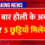 Holi School Holiday 2026